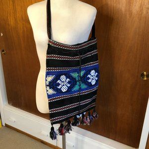 Vintage Boho Tapestry Crossbody bag with tassels
